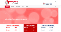 Desktop Screenshot of emircanlarpetrol.com