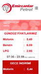 Mobile Screenshot of emircanlarpetrol.com