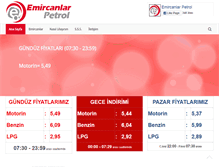 Tablet Screenshot of emircanlarpetrol.com